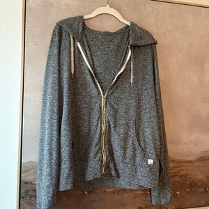 Vuori Halo Performance Hoodie 2.0 Heather Grey
